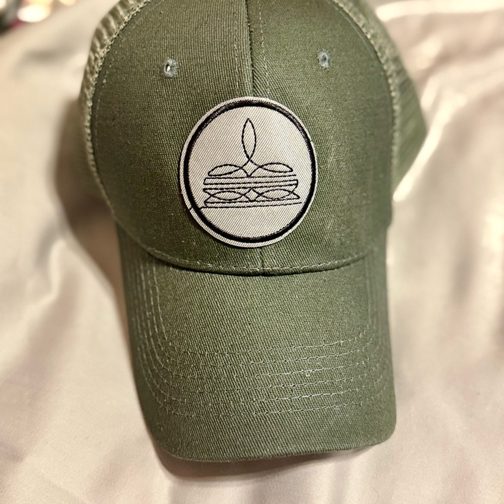 Green Baseball Cap with Logo
